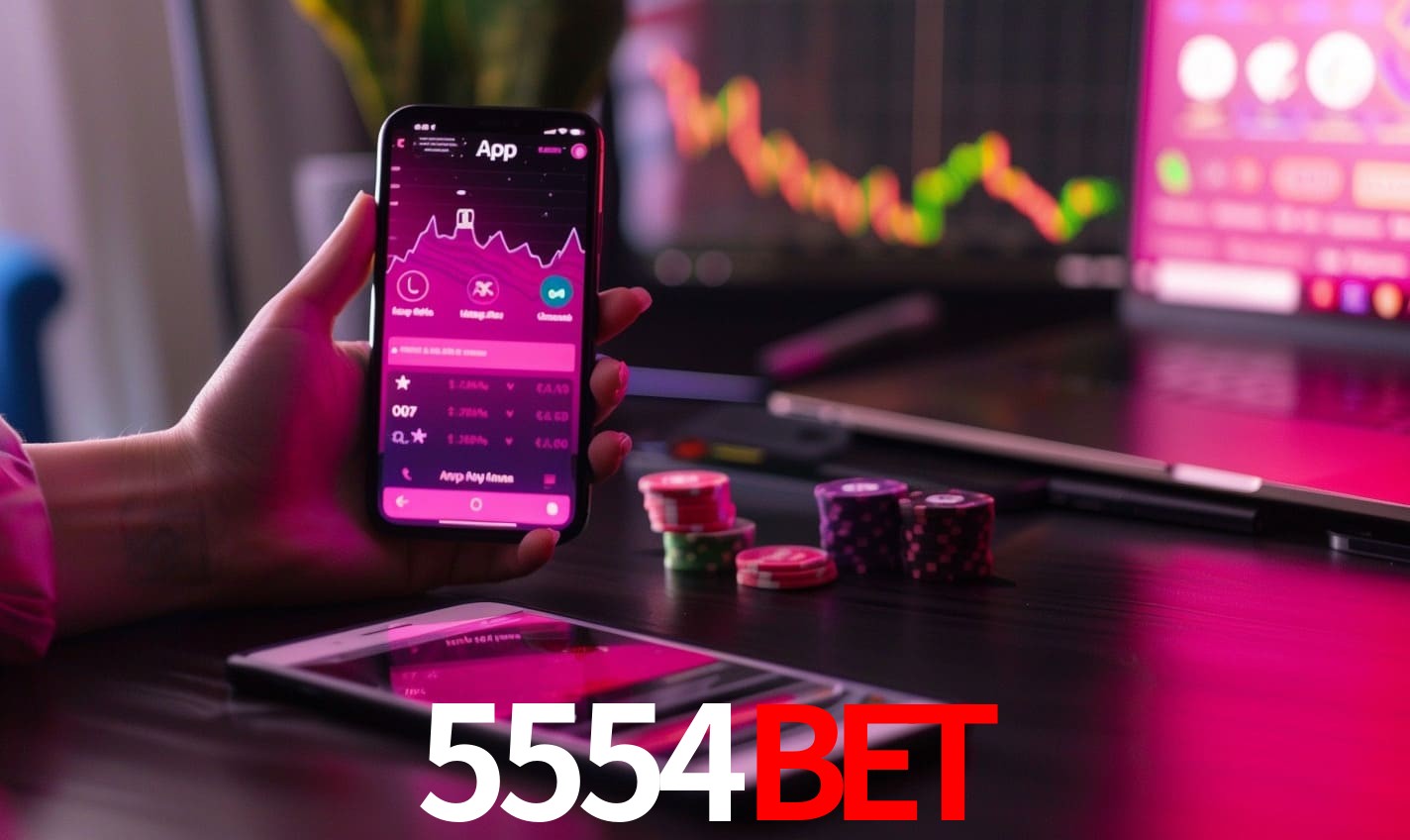 Comparação APP mobile vs versão web da 5554bet
